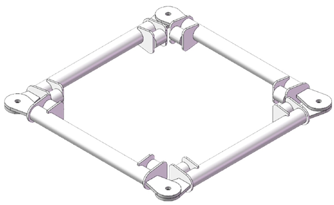 Shape-optimized waist ring: fewer rollers, simplified plate holes.